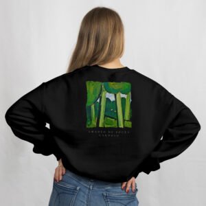 Amadeo de Souza-Cardoso “Green Landscape” Sweatshirt | Unisex Premium Crewneck | Art History Back Print | Portuguese Modernism