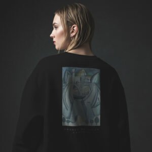 Amadeo de Souza-Cardoso “The Stronghold” (1912) Sweatshirt | Unisex Premium Crewneck | Modernist Back Print