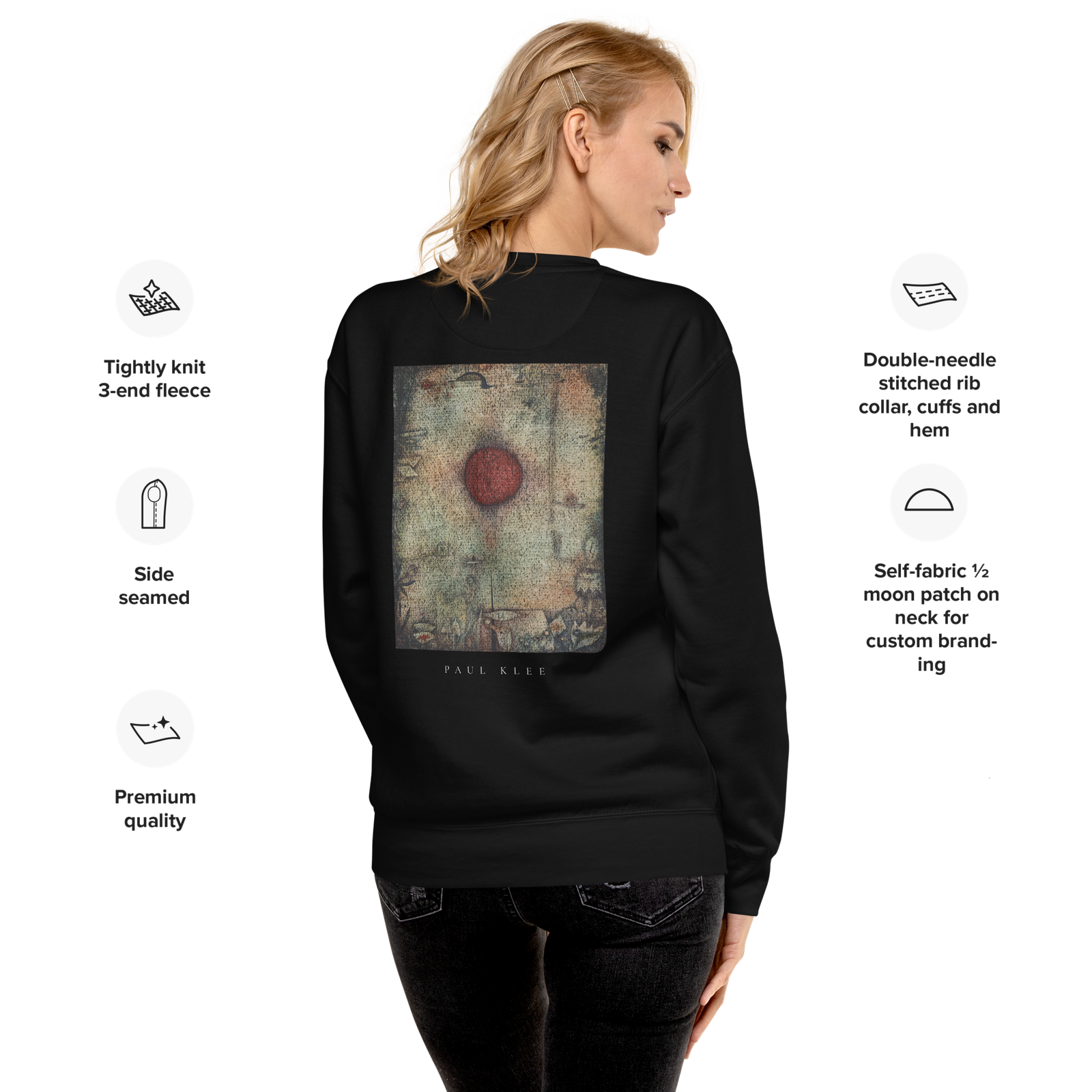 Paul Klee Art – "Ad Marginen" (1930) | Cotton Heritage M2480 | Modernist Expressionist Print | Art-Inspired Apparel - Image 7